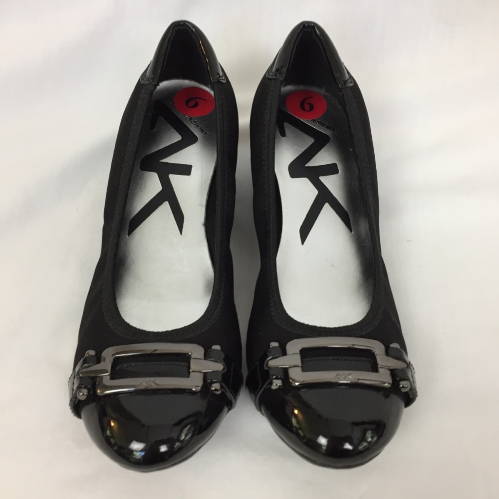 SOLD Anne Klein Sport Cap Toe Wedge Heels - Picture 2 of 7